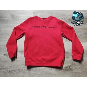 Tommy Hilfiger Kids Red Long Sleeve Sweatshirt Size Large  (12-14)